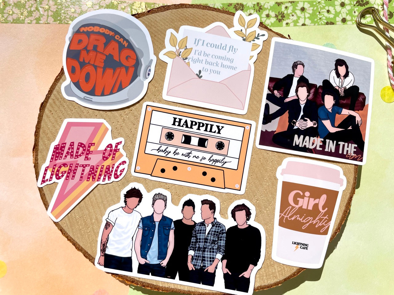 One Direction Vol I Sticker Set
