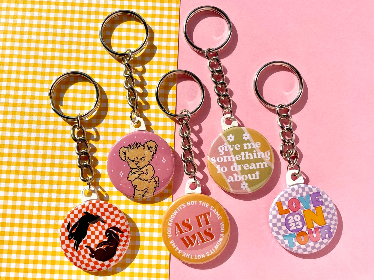 Harry Button Keychains