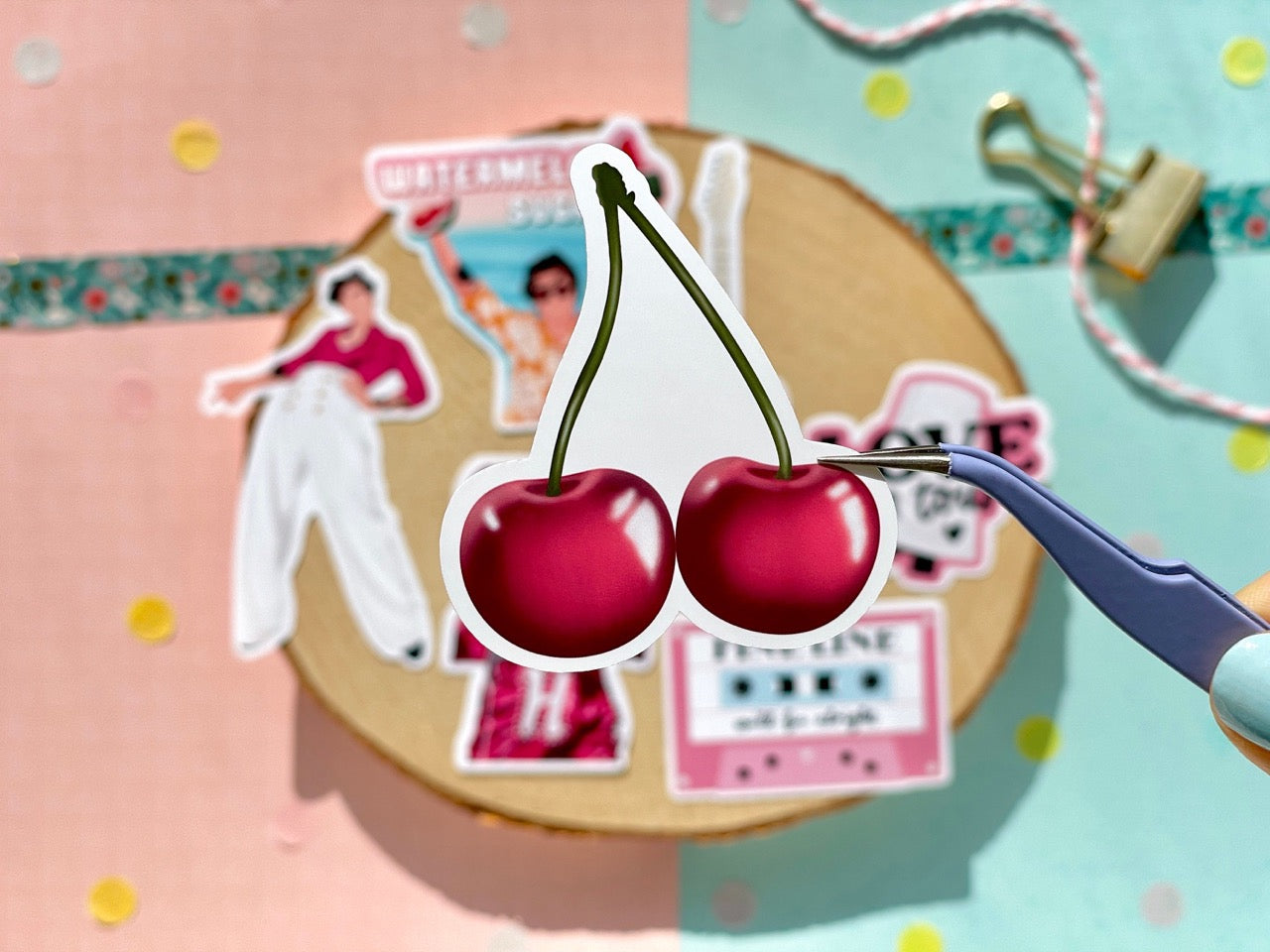 Pink Sticker Set