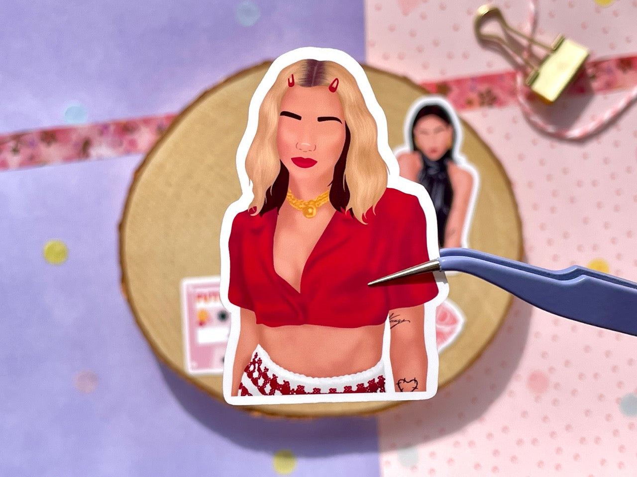 Dua Lipa Sticker Set