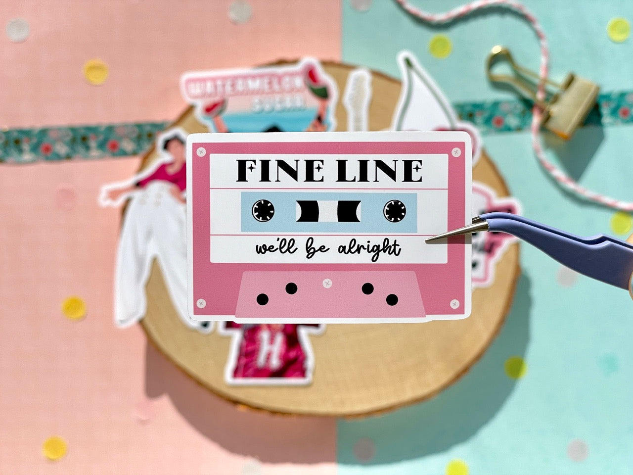 Pink Sticker Set