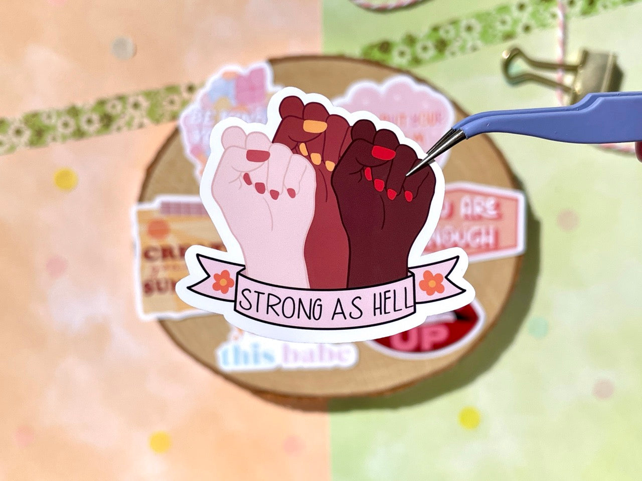 Girl Power Sticker Set