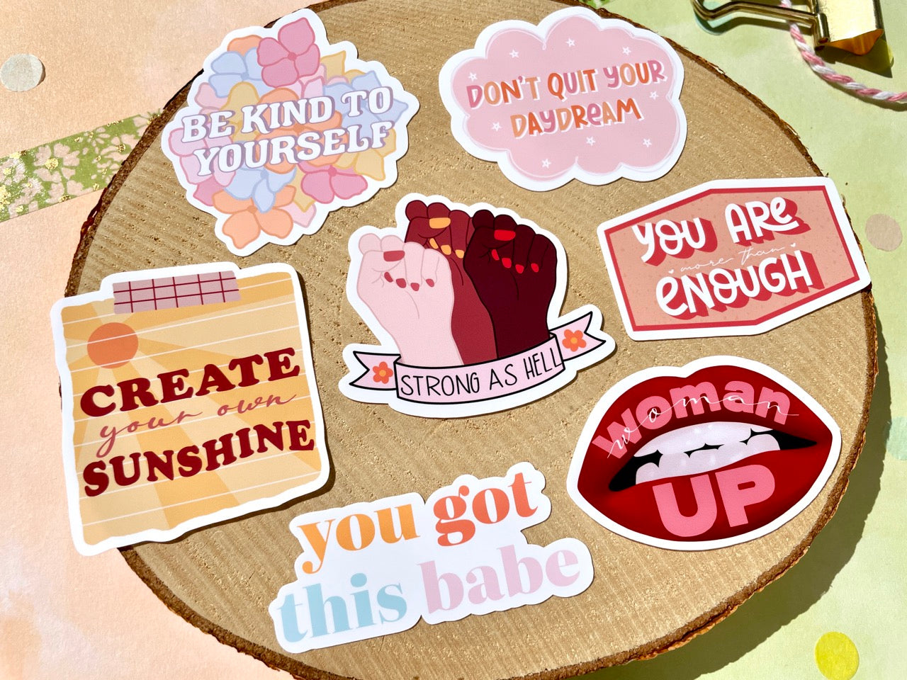Girl Power Sticker Set