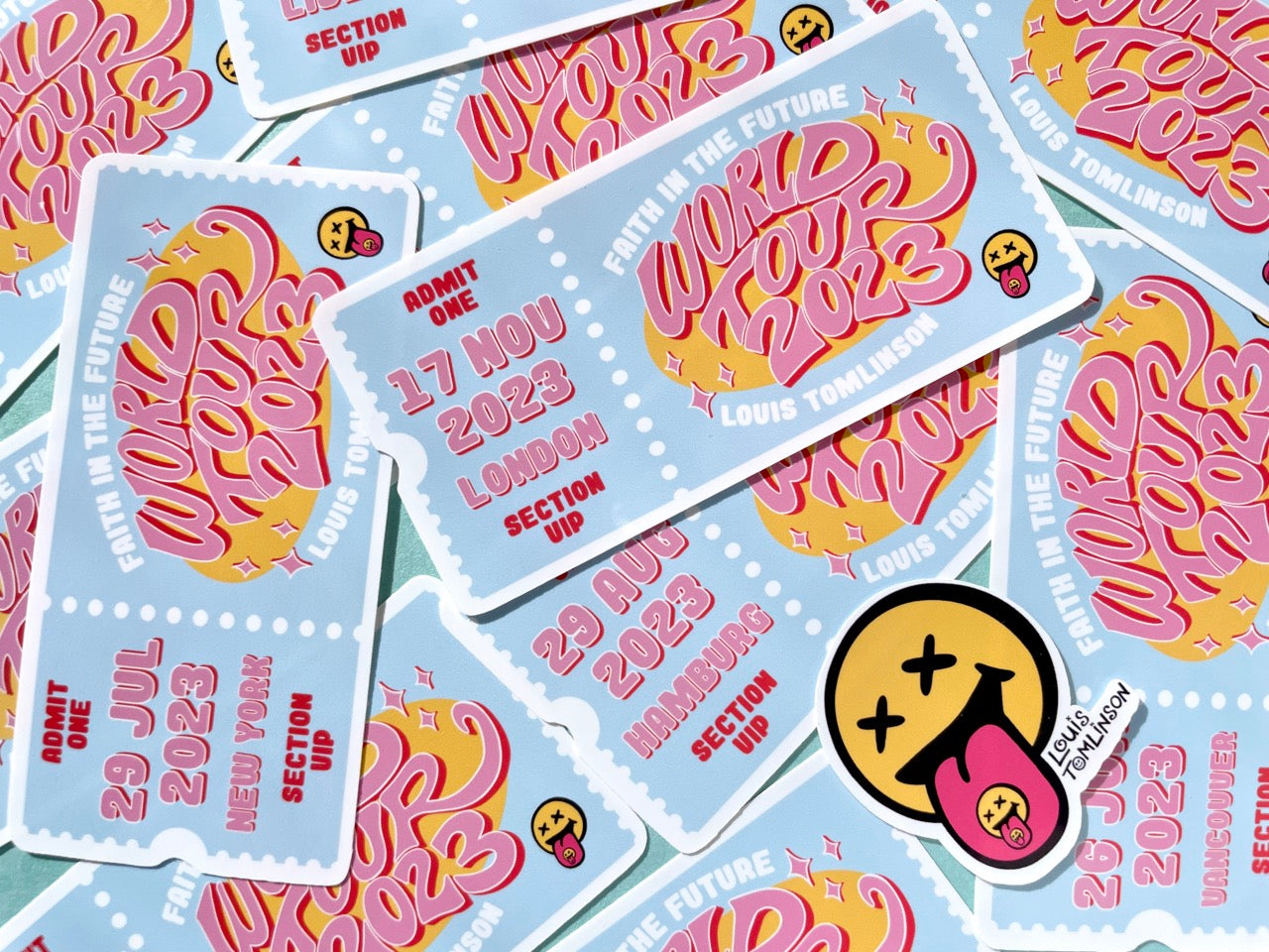 FITF Tour Ticket Stickers