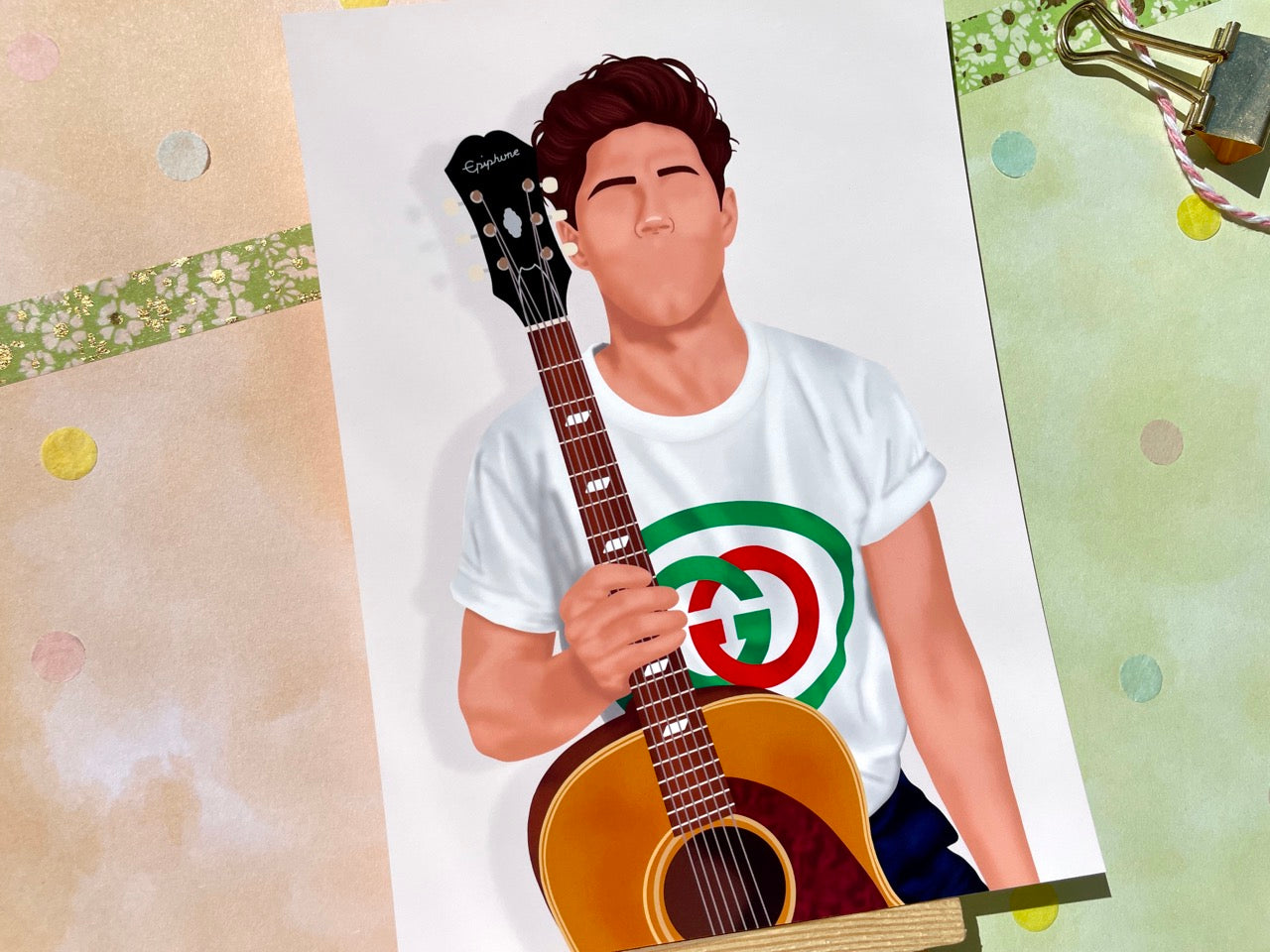 Guitar Boy Print