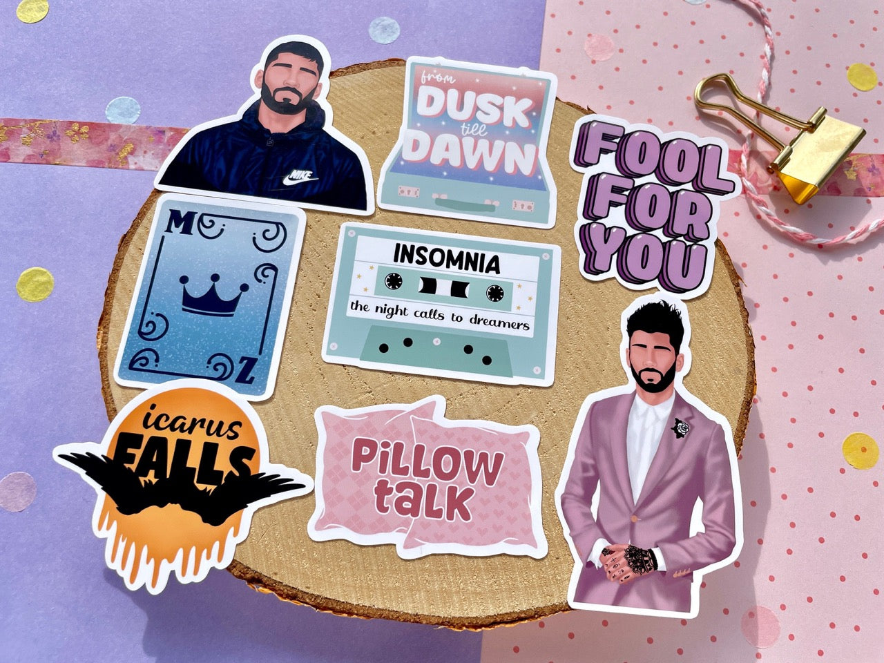 Zayn Sticker Set