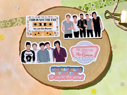 One Direction Vol II Sticker Set