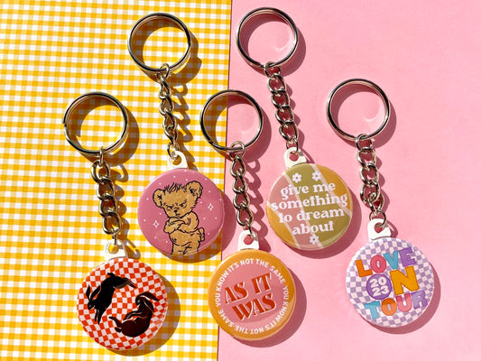 Harry Button Keychains