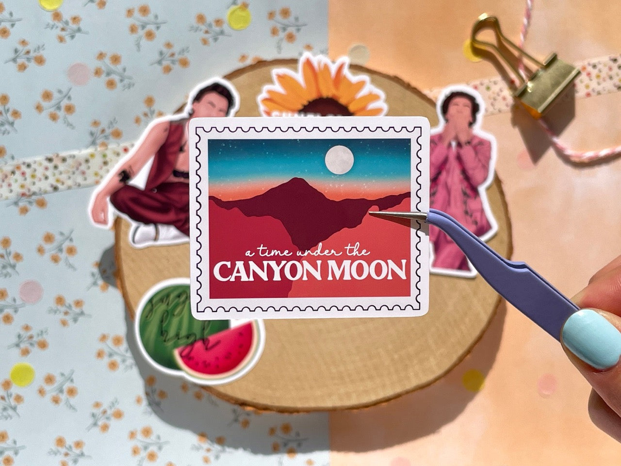 Mauve Sticker Set