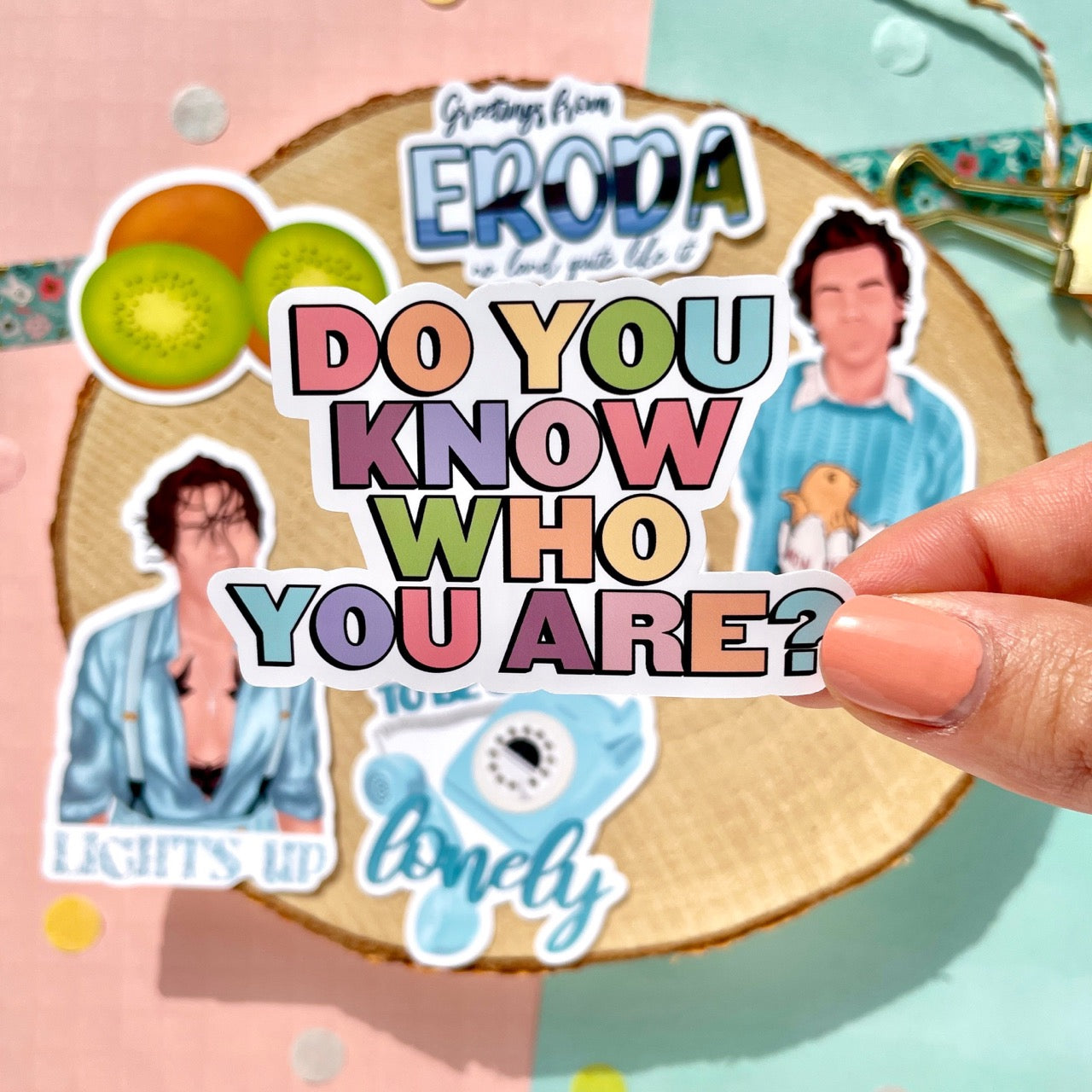 Comfy Blues Sticker Set