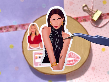 Dua Lipa Sticker Set