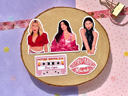 Dua Lipa Sticker Set