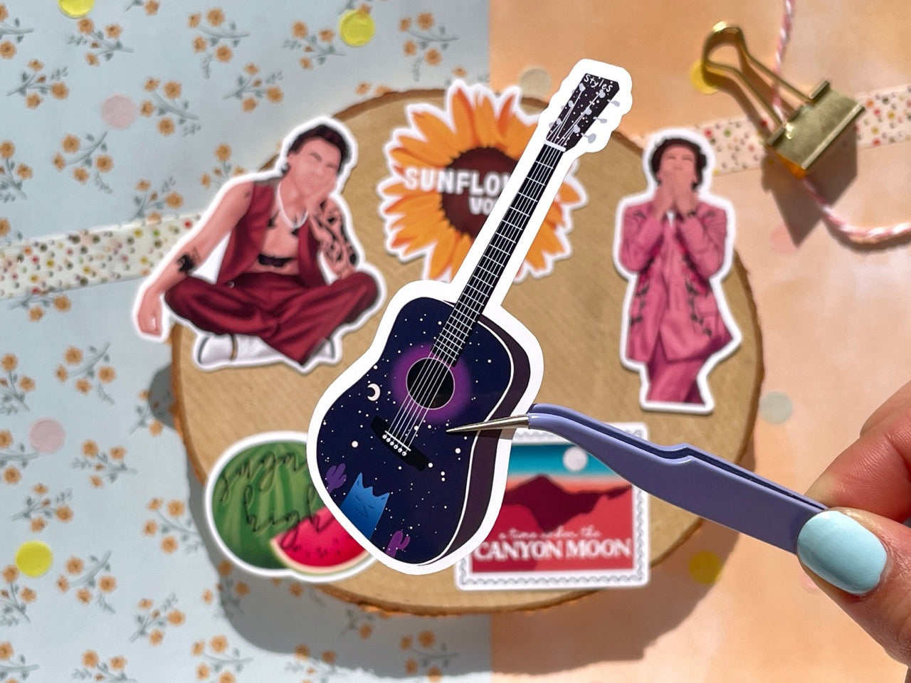 Mauve Sticker Set