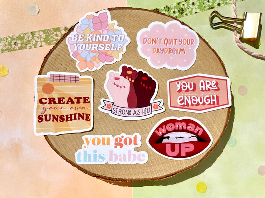Girl Power Sticker Set
