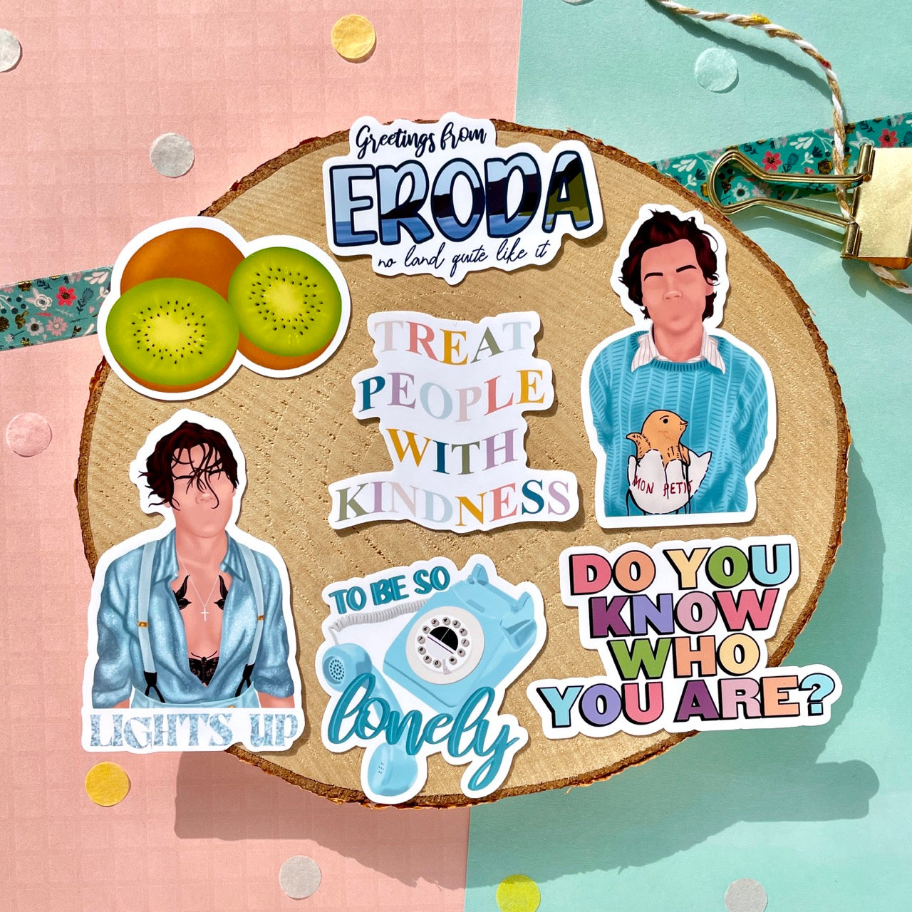 Comfy Blues Sticker Set