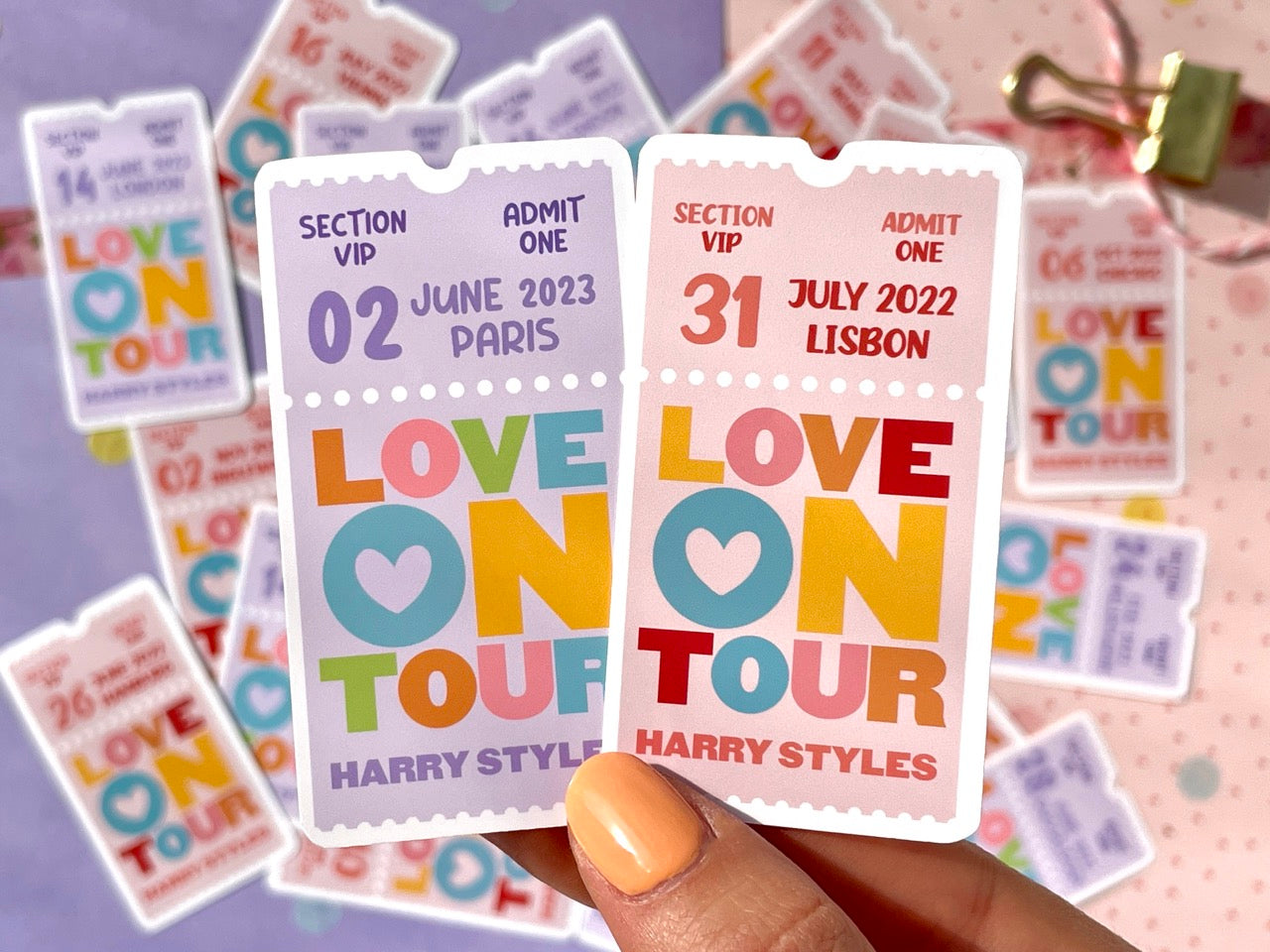 HSLOT Ticket Stickers