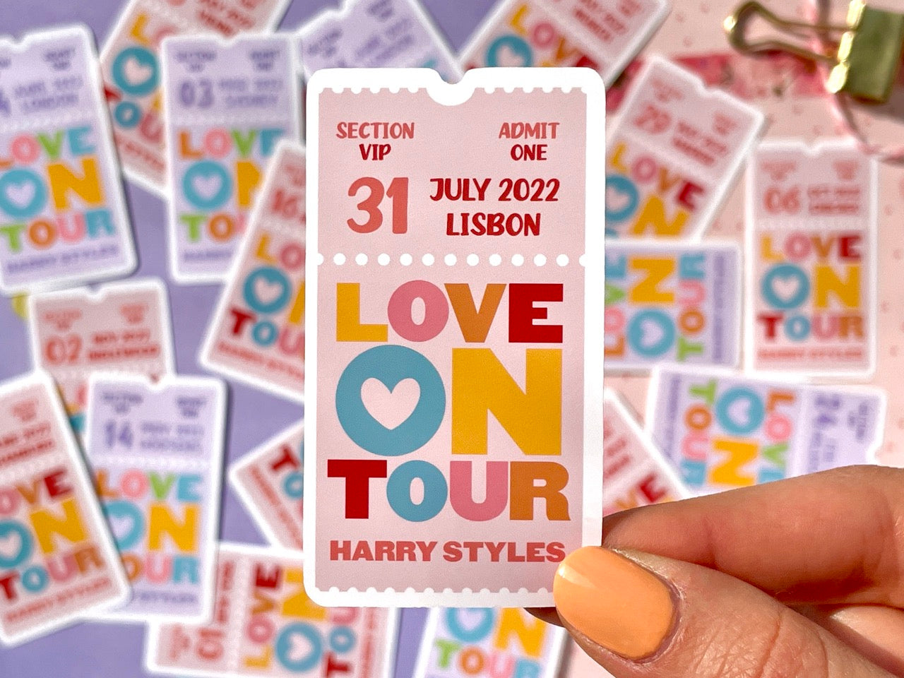 HSLOT Ticket Stickers