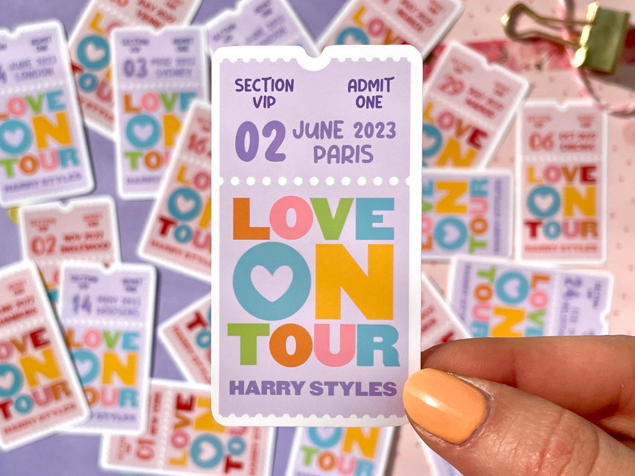 HSLOT Ticket Stickers
