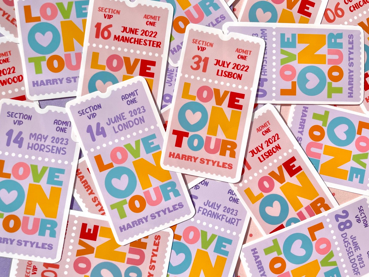 HSLOT Ticket Stickers