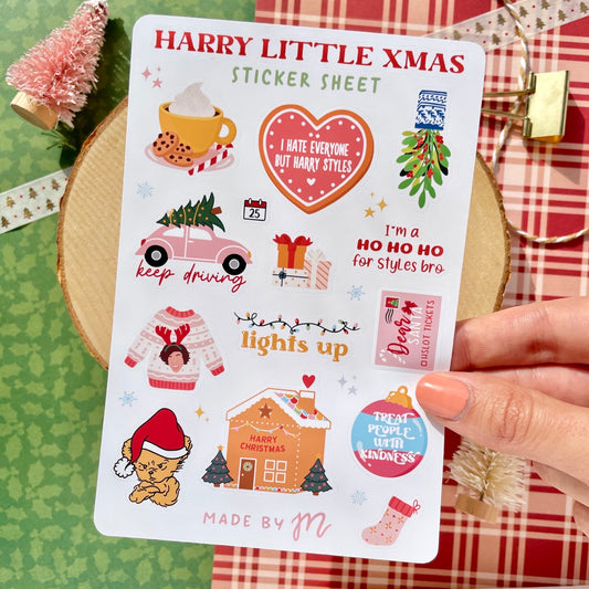 Harry Lil Christmas Sticker Sheet