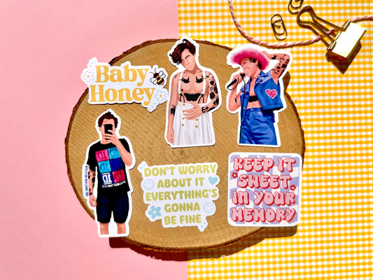 Lilac Sunset Sticker Set
