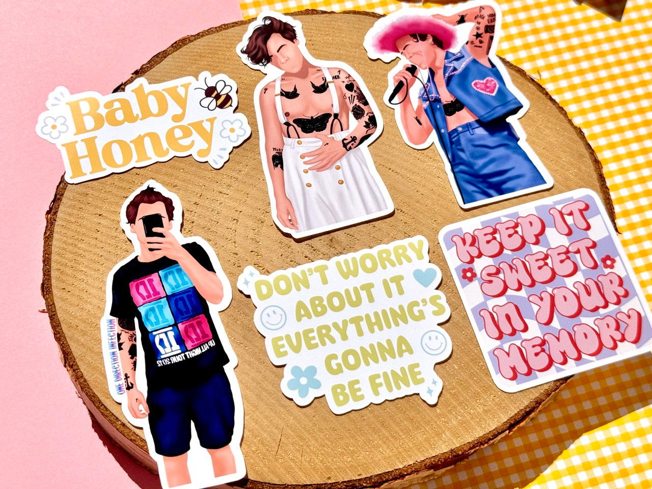 Lilac Sunset Sticker Set
