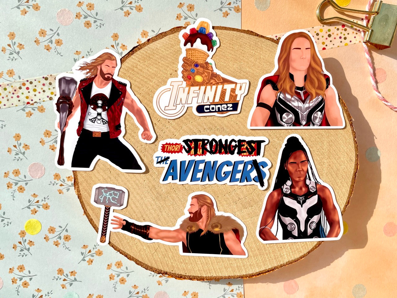 Love & Thunder Sticker Set