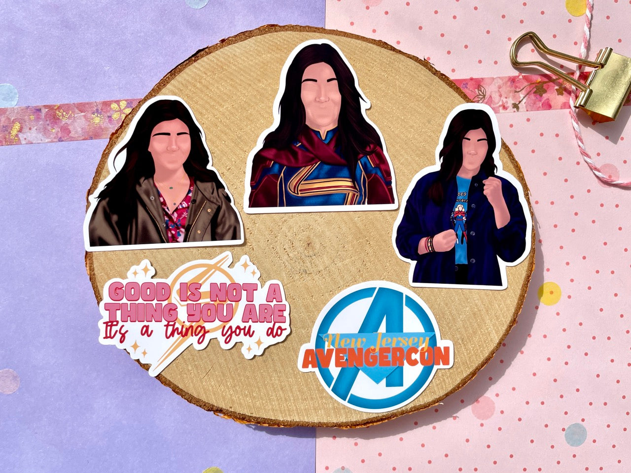 Ms. Marvel Sticker Set