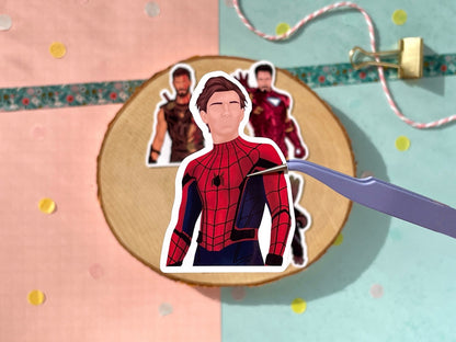 Heroes Red Sticker Set