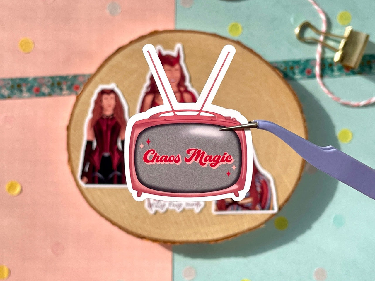 Scarlet Witch Sticker Set