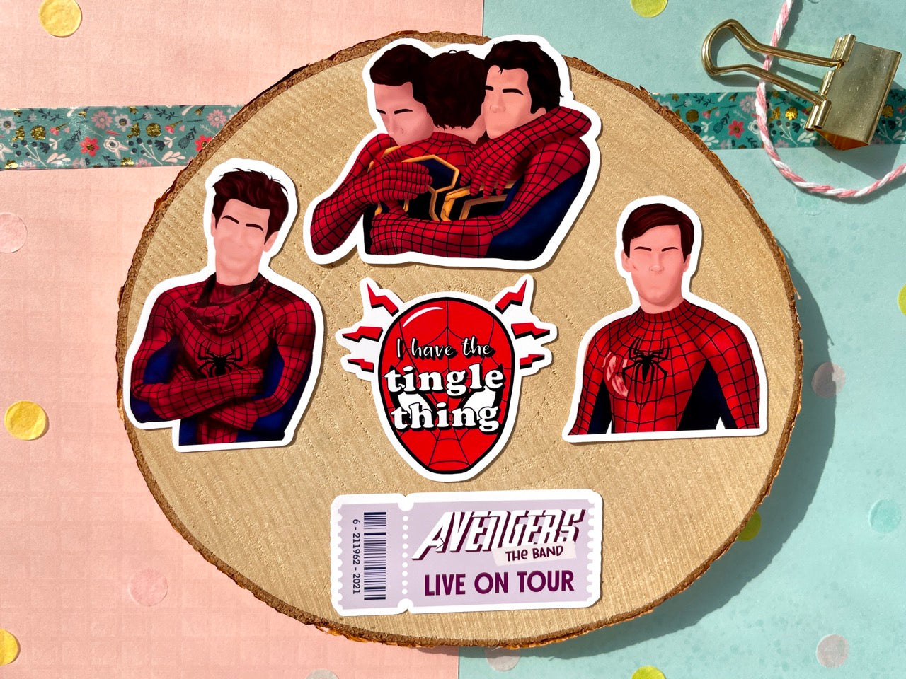 Spidey Vol II Sticker Set