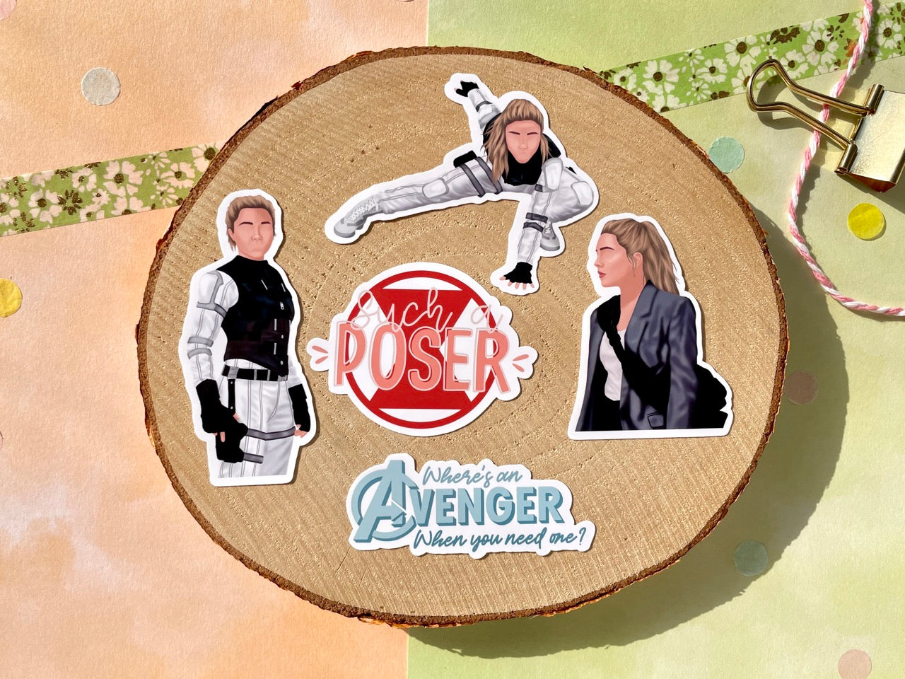 Yelena Sticker Set