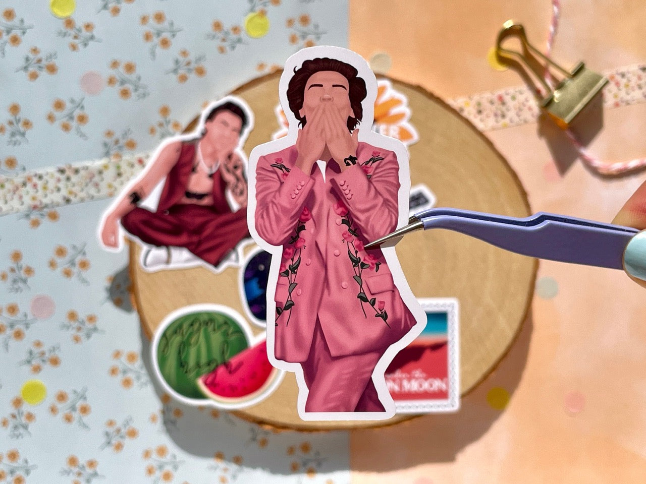 Mauve Sticker Set