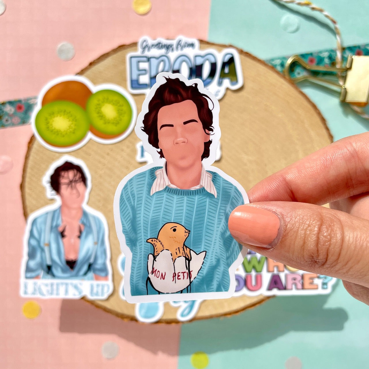 Comfy Blues Sticker Set