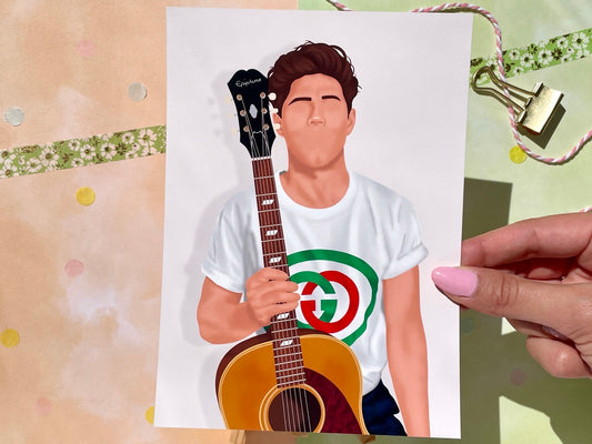 Guitar Boy Print